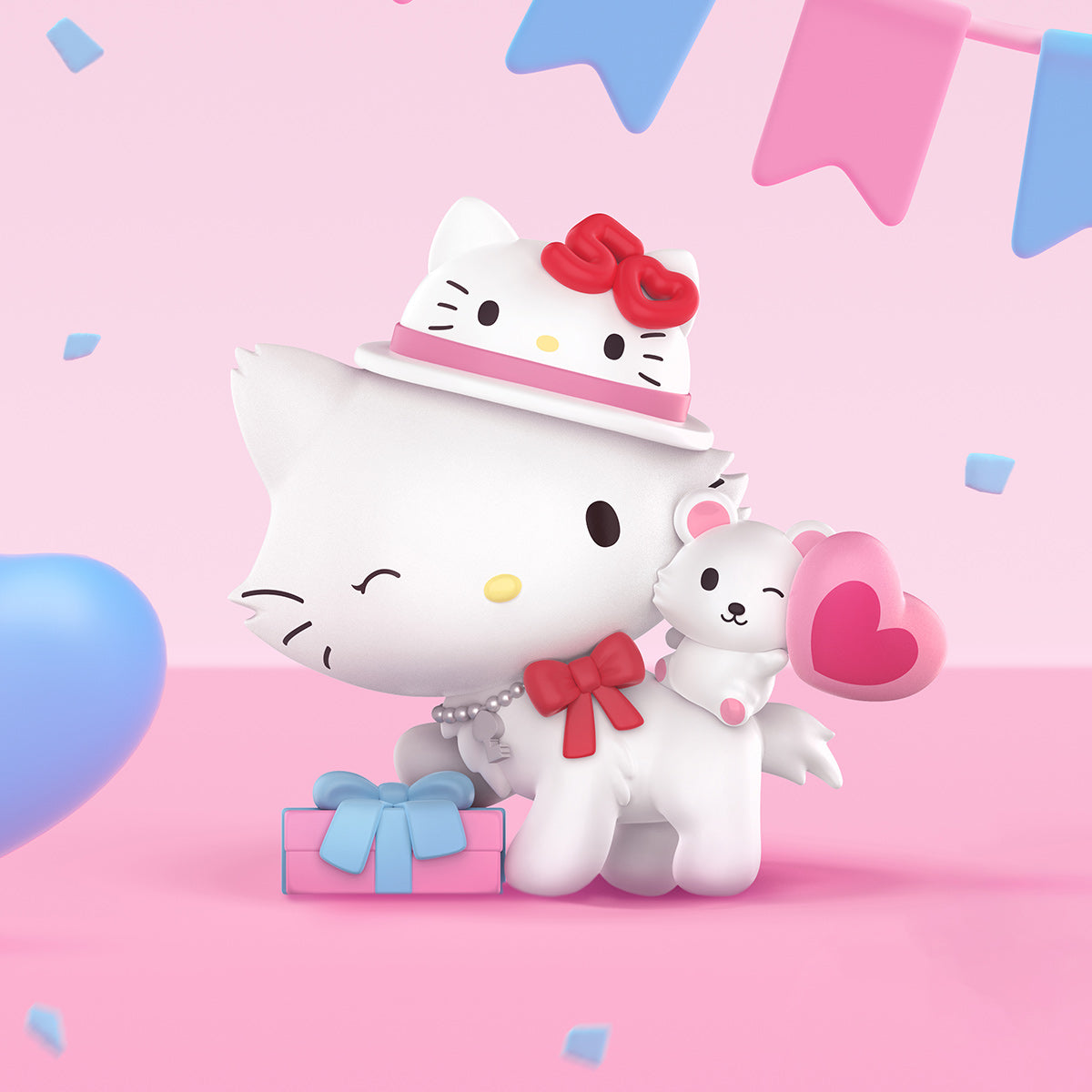 Pop Mart x Sanrio Characters Hello Kitty 50th Anniversary Series Figures
