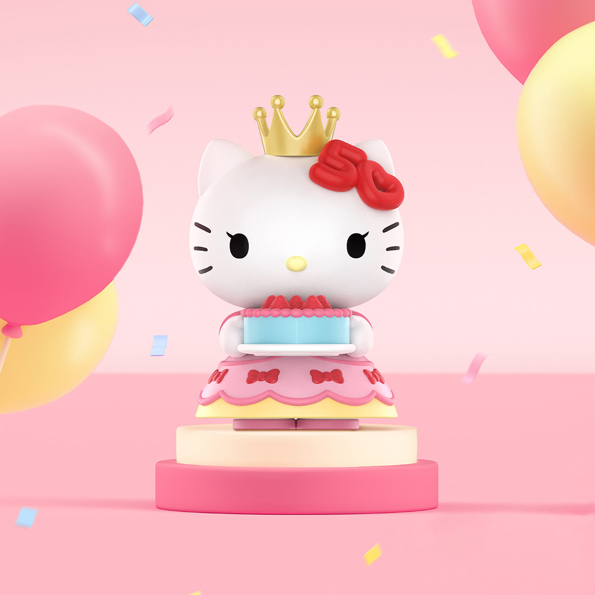 Pop Mart x Sanrio Characters Hello Kitty 50th Anniversary Series Figures