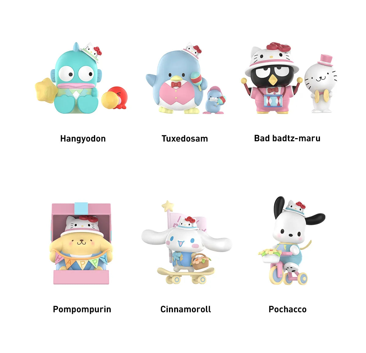 Pop Mart x Sanrio Characters Hello Kitty 50th Anniversary Series Figures