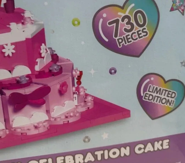 Hello Kitty Building Block Birthday Cake - Limited Edition