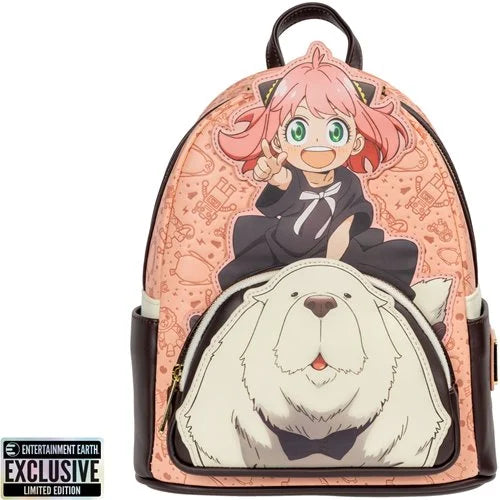 Spy x Family Loungefly - Anya and Bond Mini-Backpack - Entertainment Earth Exclusive