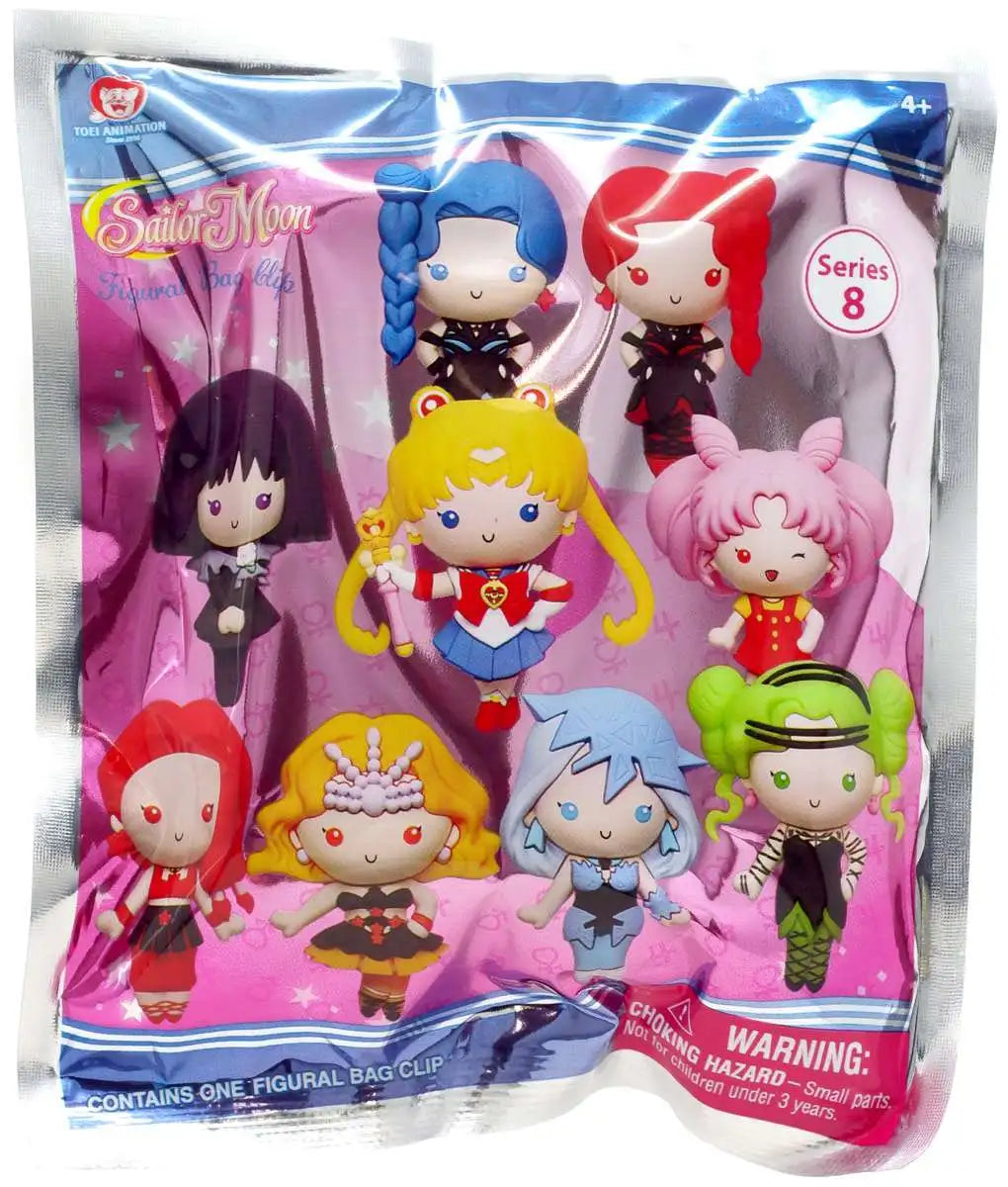 Sailor Moon Series 8 Mystery Bag 3D Figural Keyring (1 RANDOM Figure)