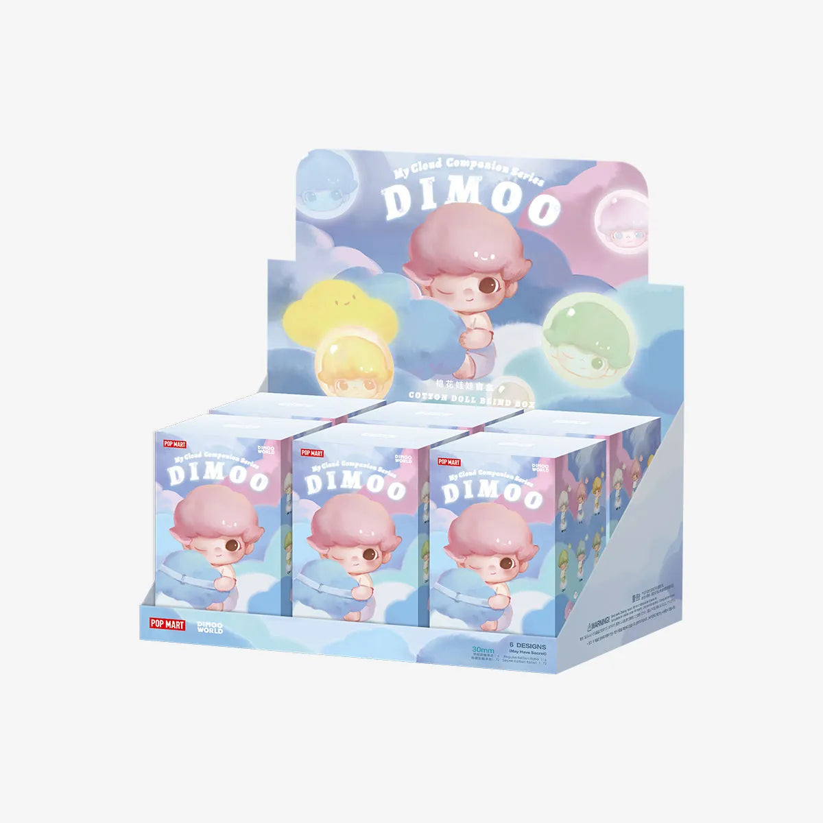 PopMart DIMOO My Cloud Companion Series Cotton Doll Blind Box