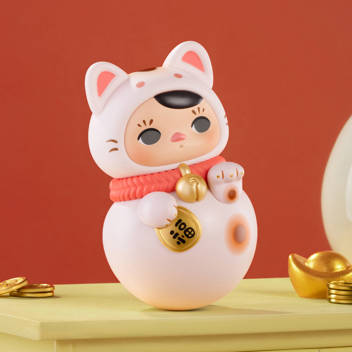 PUCKY Roly Poly Kitty Series Figure