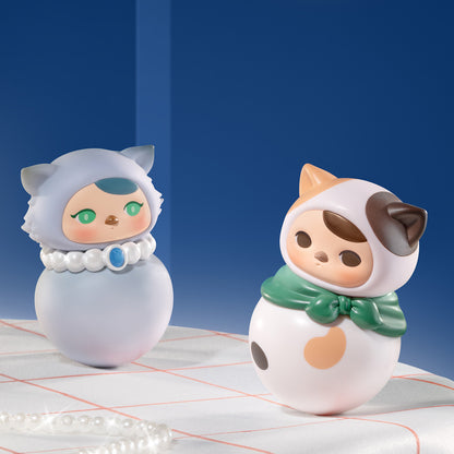 PUCKY Roly Poly Kitty Series Figure