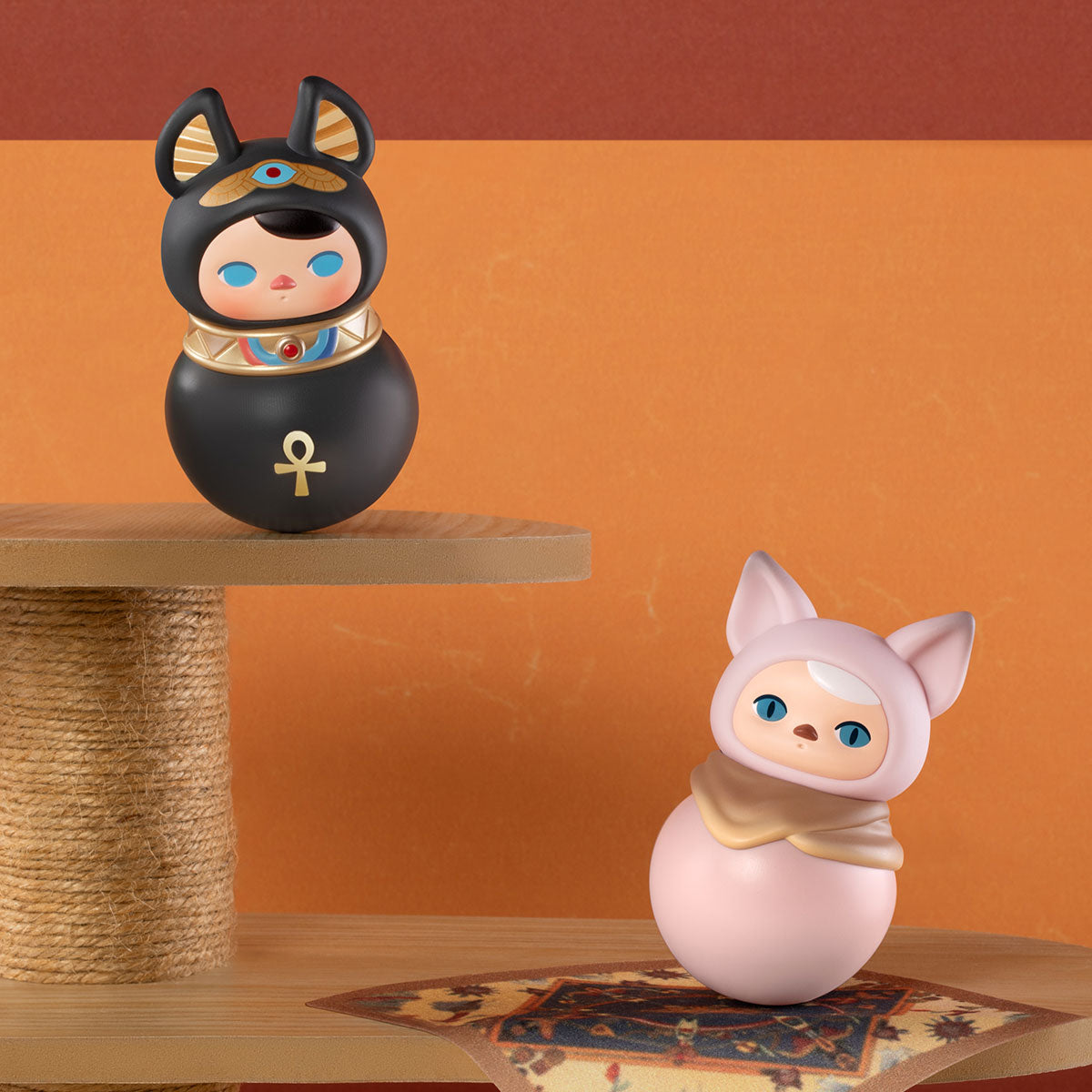 PUCKY Roly Poly Kitty Series Figure