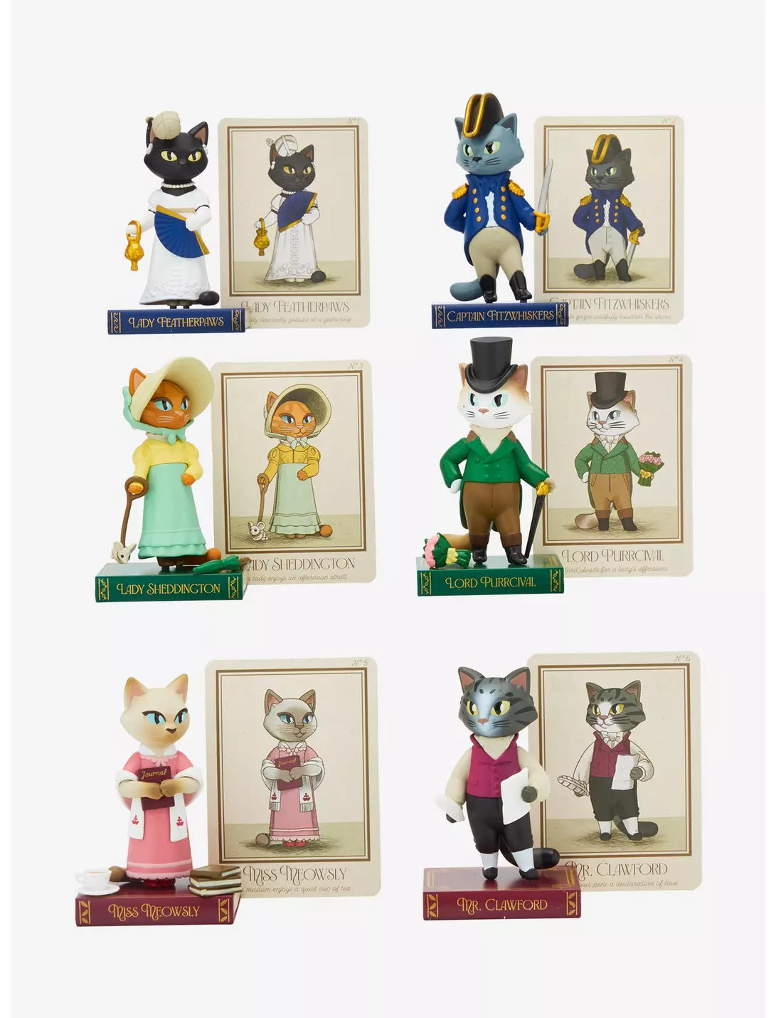 Kaleidos Creative- Regency Cats Blind Box Figurine