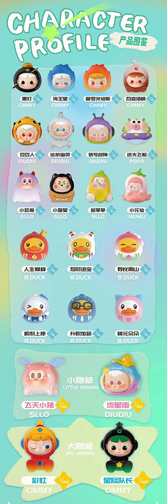 Hidden Woo | Star Baby Series Blind Box Mini Beans