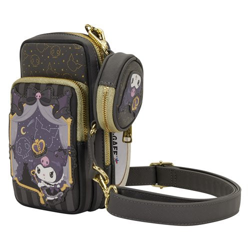 Sanrio Kuromi 20th Anniversary Cell Phone Crossbody Bag with Coin Bag