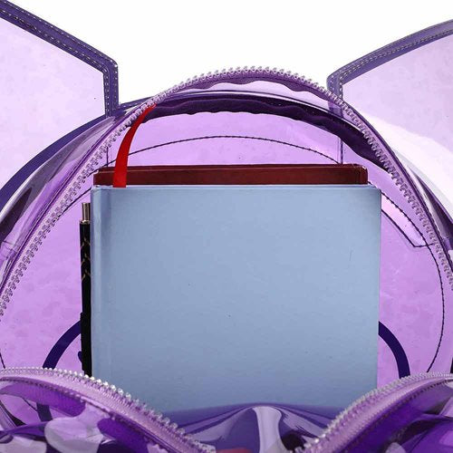 Sanrio Kuromi Shaped Clear Mini-Backpack