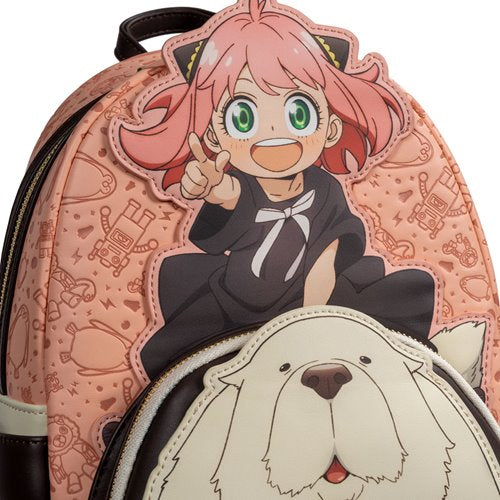 Spy x Family Loungefly - Anya and Bond Mini-Backpack - Entertainment Earth Exclusive