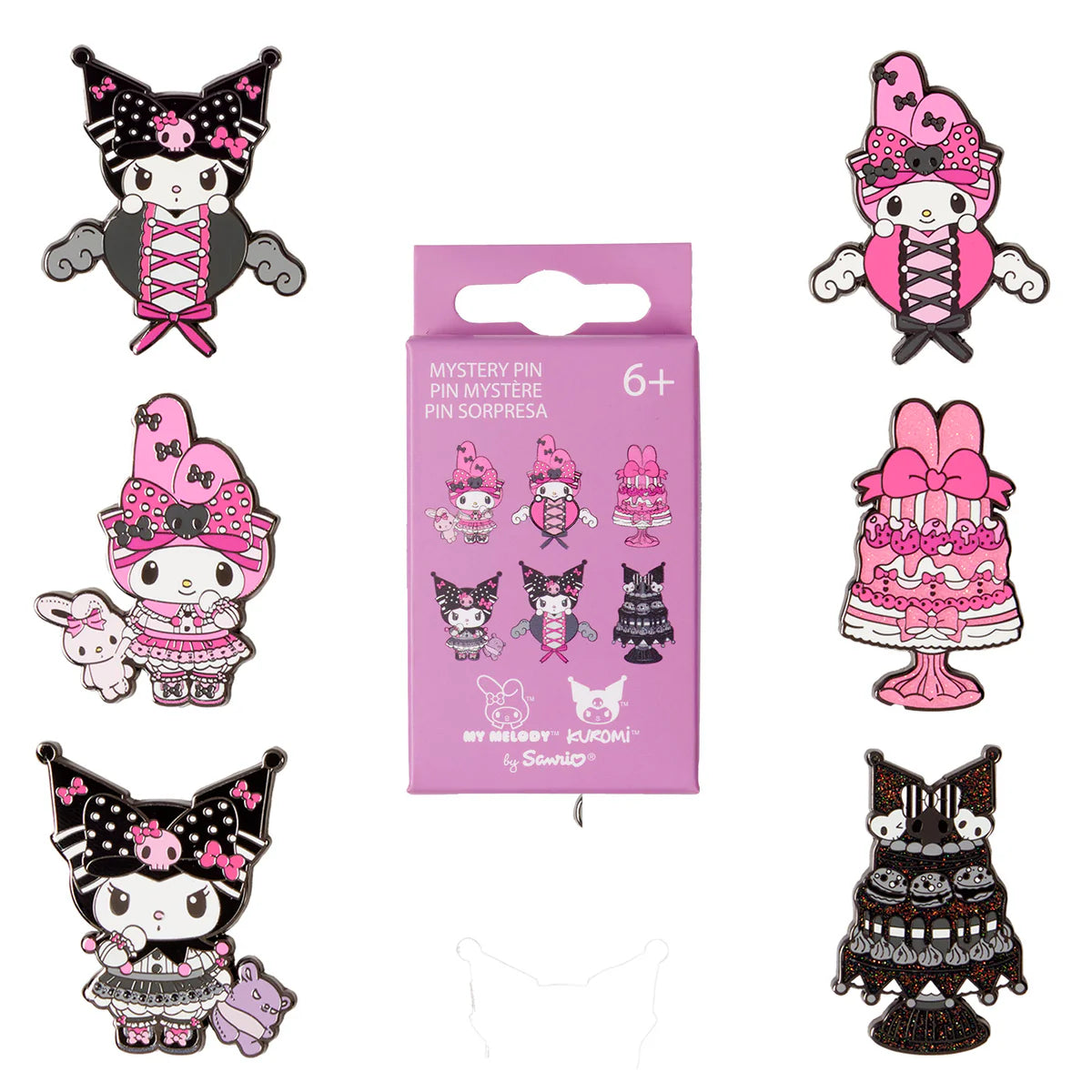 Loungefly Sanrio My Melody & Kuromi Mystery Pin Box