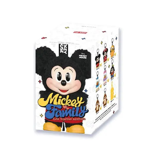 POPMART MICKEY FAMILY Cute Together Keychain Series Blind Box