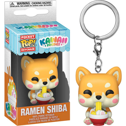 Ramen Shiba Foodies Pocket Keychain