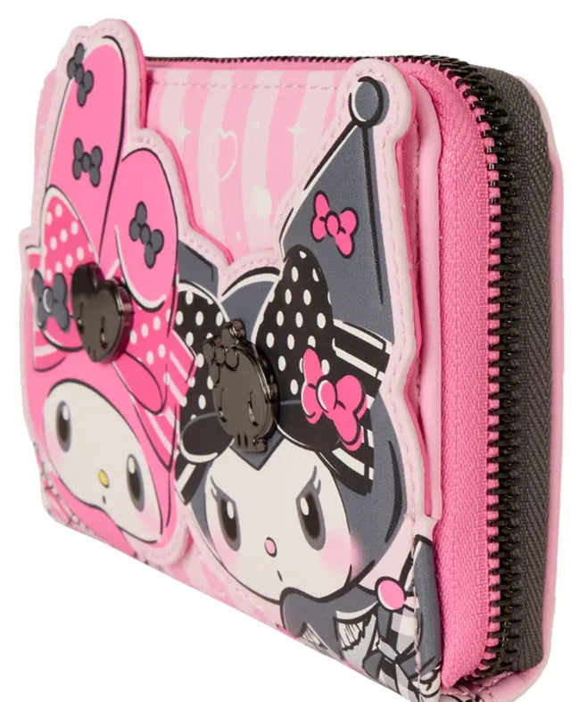Loungefly x Sanrio My Melody & Kuromi Zip Around Wallet
