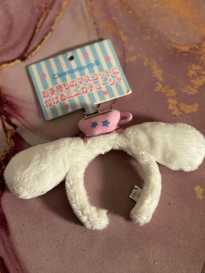 Sanrio Original Cinnamoroll Mini headband Keychain