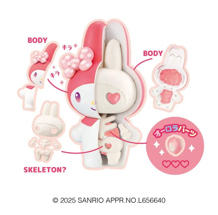 Sanrio Megahouse Mini Figures- Kuromi and My Melody Katai Fantasy Puzzle Blind Box