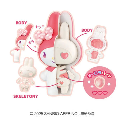 Sanrio Megahouse Mini Figures- Kuromi and My Melody Katai Fantasy Puzzle Blind Box