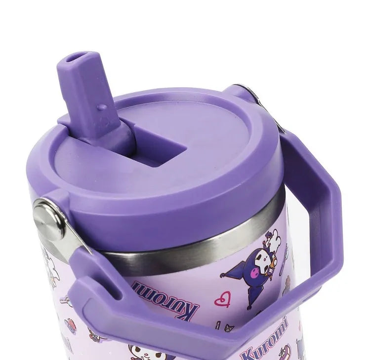 Kuromi All Over Print 40 oz. Stainless Steel Tumbler with Handle