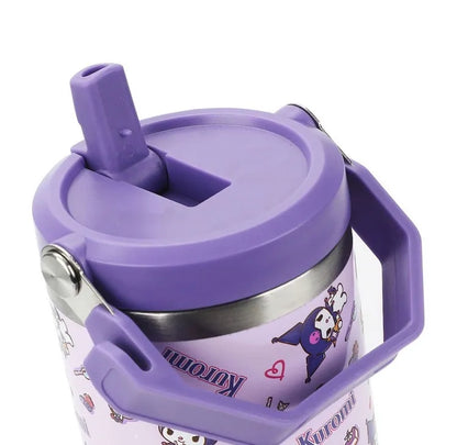 Kuromi All Over Print 40 oz. Stainless Steel Tumbler with Handle