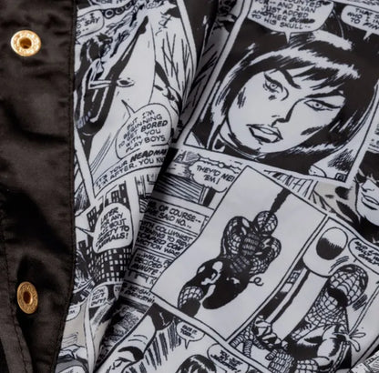 Loungefly x Marvel 85th Anniversary Satin Bomber Jacket - size Large