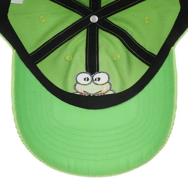Keroppi Adjustable Corduroy Baseball Hat