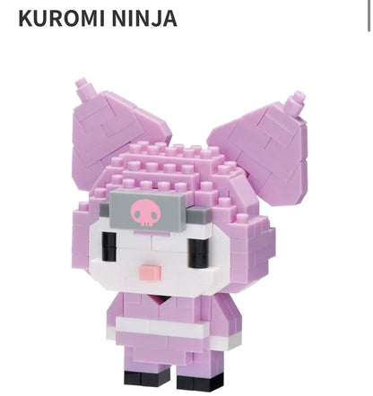 Sanrio Kuromi Ninja Nanoblock Character Collection Series Constructible Figure