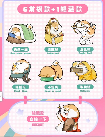 Puppy Goji Kuko The Shiba Inu Daily Life Diary Series Blind Box Figure
