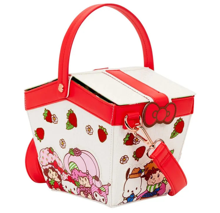 Loungefly x Sanrio Hello Kitty & Friends x Strawberry Shortcake Scented Figural Basket Crossbody Bag
