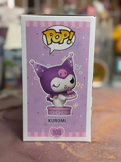 Hello Kitty and Friends Kuromi 20th Anniversary Kuromi with Cake Funko Pop! Vinyl Figure #108