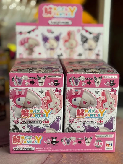 Sanrio Megahouse Mini Figures- Kuromi and My Melody Katai Fantasy Puzzle Blind Box