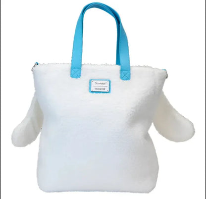 Loungefly x Sanrio Cinnamoroll Cosplay Sherpa Tote Bag with Coin Bag