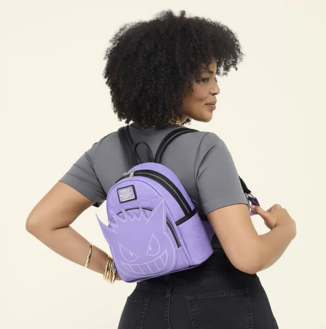 Loungefly x Pokemon Gengar Mini Backpack (Glows in the dark)