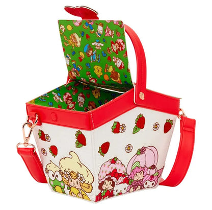 Loungefly x Sanrio Hello Kitty & Friends x Strawberry Shortcake Scented Figural Basket Crossbody Bag