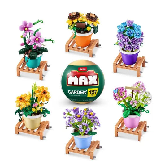 Zuru MAX Build More Premium Garden Building Bricks Set (Surprise)