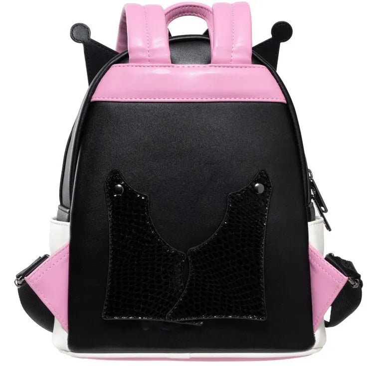 Loungelfy x Sanrio Kuromi Devilish Winged Mini-Backpack - Entertainment Earth Exclusive