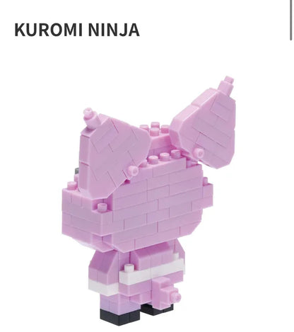 Sanrio Kuromi Ninja Nanoblock Character Collection Series Constructible Figure