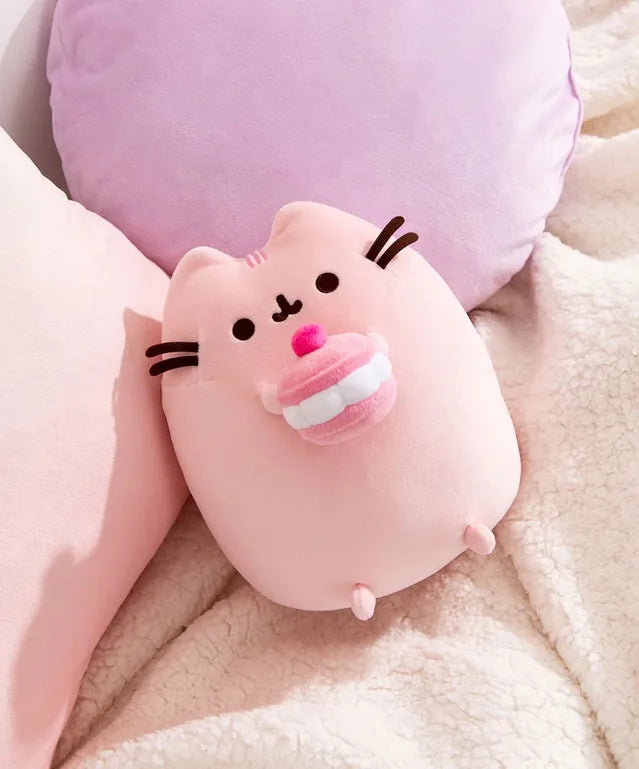 GUND Pusheen Sweets: Cherry Macaron Squisheen 9" Plush