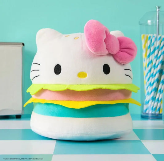 Sanrio Hello Kitty Hamburger 8-Inch Plush