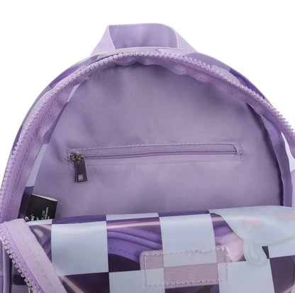 Sanrio Kuromi & Baku Checkerboard Mini-Backpack