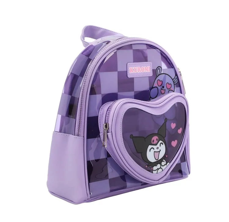 Sanrio Kuromi & Baku Checkerboard Mini-Backpack