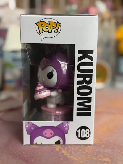 Hello Kitty and Friends Kuromi 20th Anniversary Kuromi with Cake Funko Pop! Vinyl Figure #108