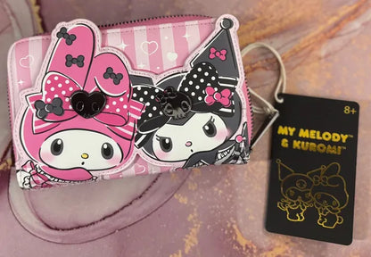 Loungefly x Sanrio My Melody & Kuromi Zip Around Wallet