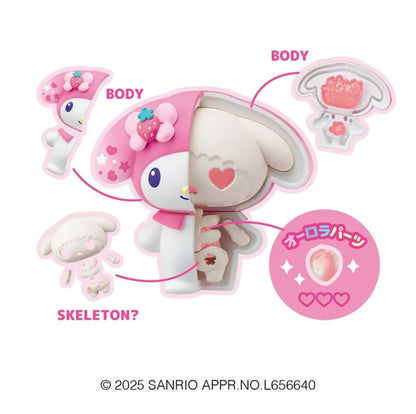 Sanrio Megahouse Mini Figures- Kuromi and My Melody Katai Fantasy Puzzle Blind Box