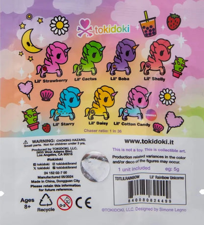 Tokidoki Lil' Rainbow Unicorno Collectible Mini Figure Blind Bag