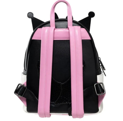 Loungelfy x Sanrio Kuromi Devilish Winged Mini-Backpack - Entertainment Earth Exclusive