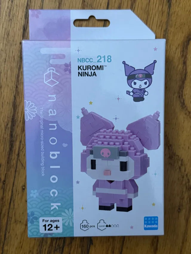 Sanrio Kuromi Ninja Nanoblock Character Collection Series Constructible Figure