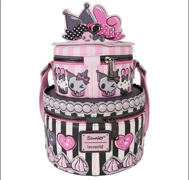 Loungefly x Sanrio My Melody & Kuromi Figural Cake Crossbody Bag