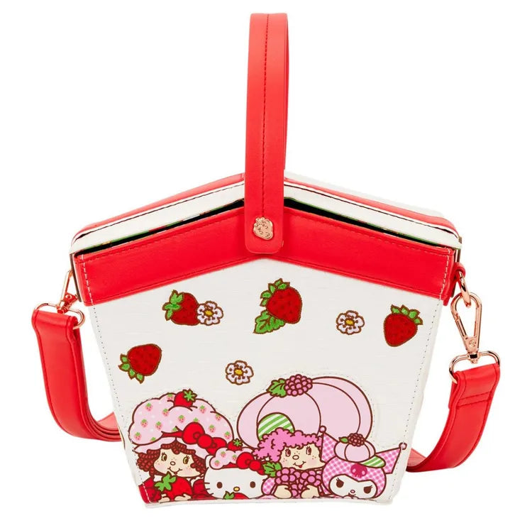 Loungefly x Sanrio Hello Kitty & Friends x Strawberry Shortcake Scented Figural Basket Crossbody Bag