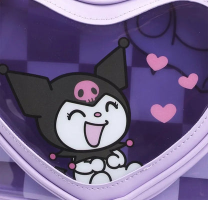 Sanrio Kuromi & Baku Checkerboard Mini-Backpack